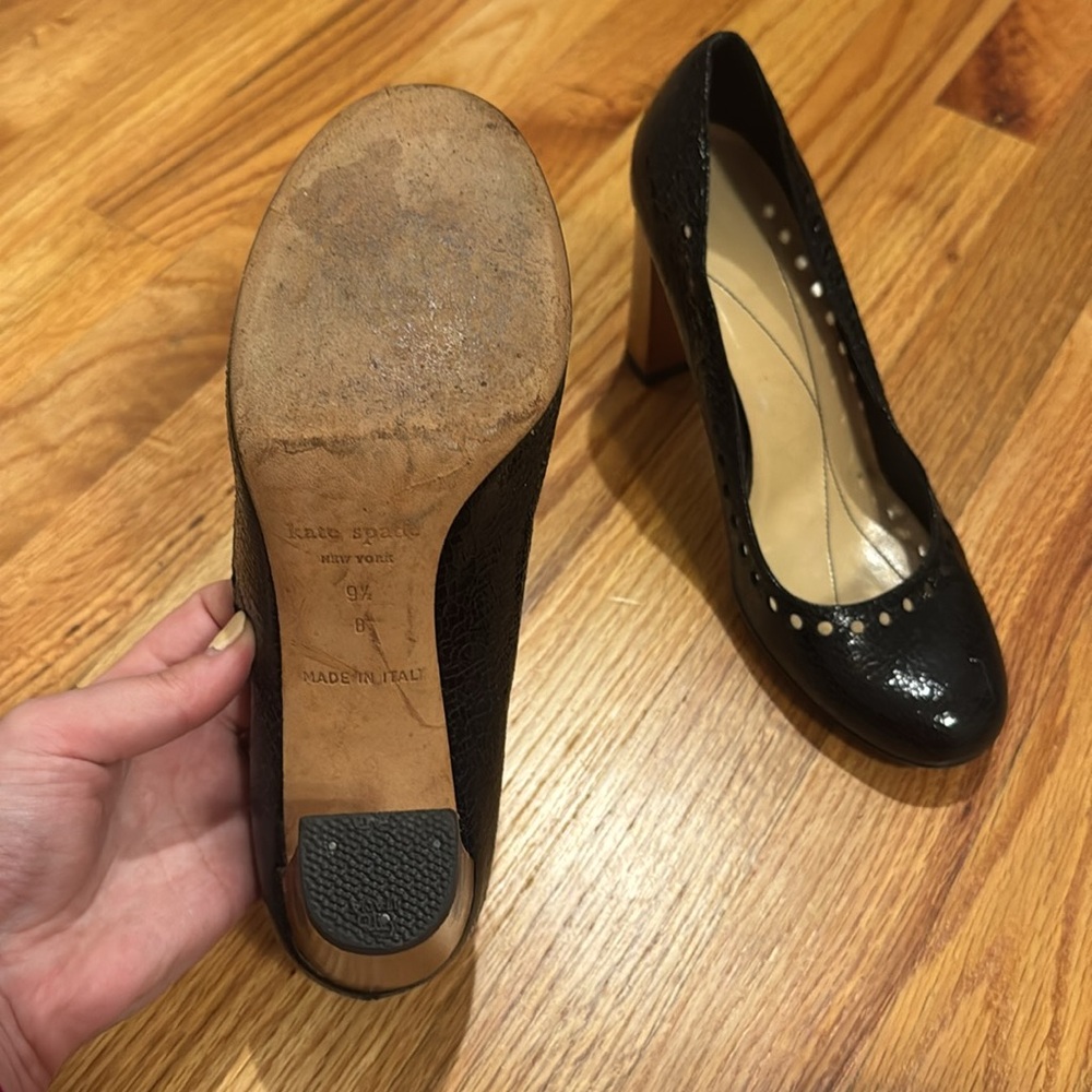 Kate Spade Rounded Toe Block Heels - Picture 6 of 6